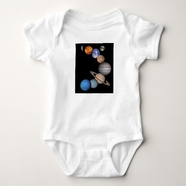 Solsystemets planeter t shirt (Framsida)
