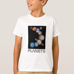 Solsystemets planeter t shirt