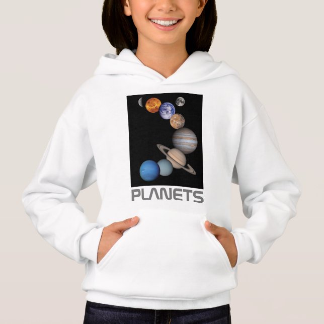 Solsystemets planeter t shirt (Framsida)