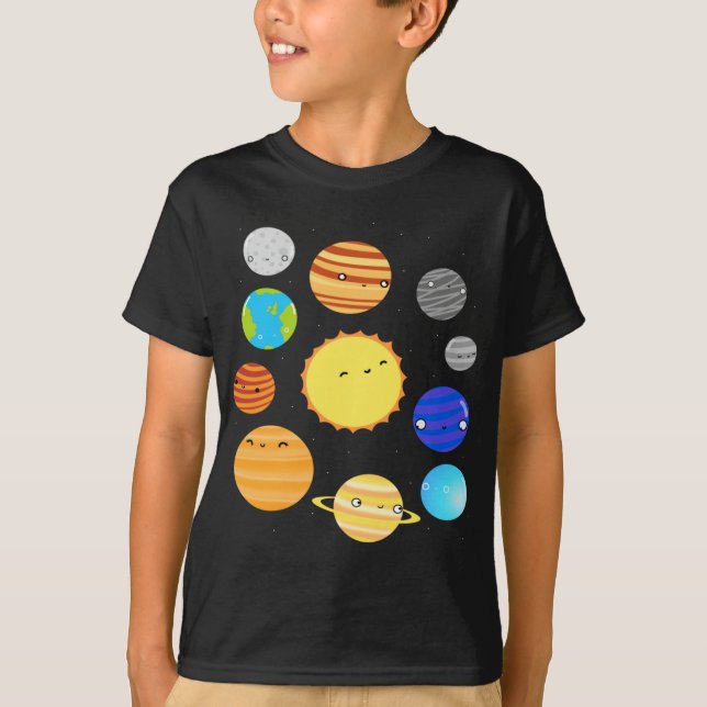 Solsystemets smågårdar t shirt (Framsida)