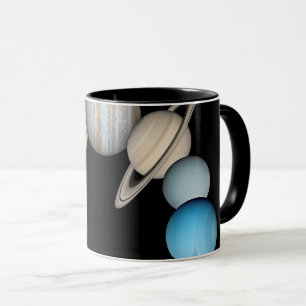 Solsystemets takbeläggning (Färg Changeable) Cof Mugg