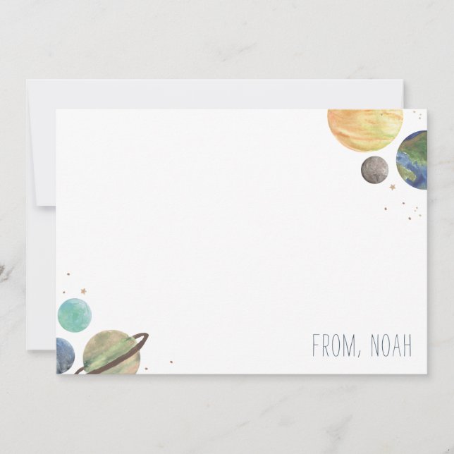 Solsystemets vattenfärg (Framsida)