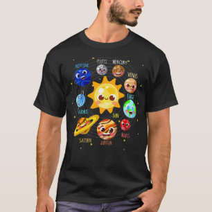 Solsystemplanetens rymd-pluto-Kids framtida Astron T Shirt