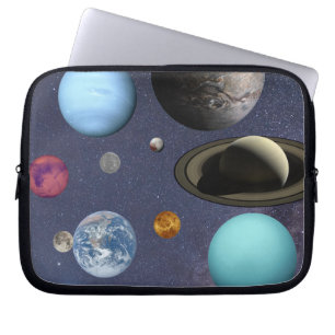 Solsystemplaneter Electronics Bag Laptop Fodral