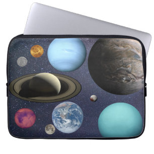 Solsystemplaneter Electronics Bag Laptop Fodral