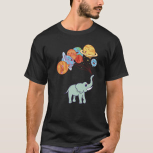 Solsystemplaneter i rymden (Aerospace Solar System T Shirt