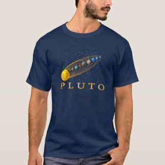 solsystemplaneter,pluto t shirt