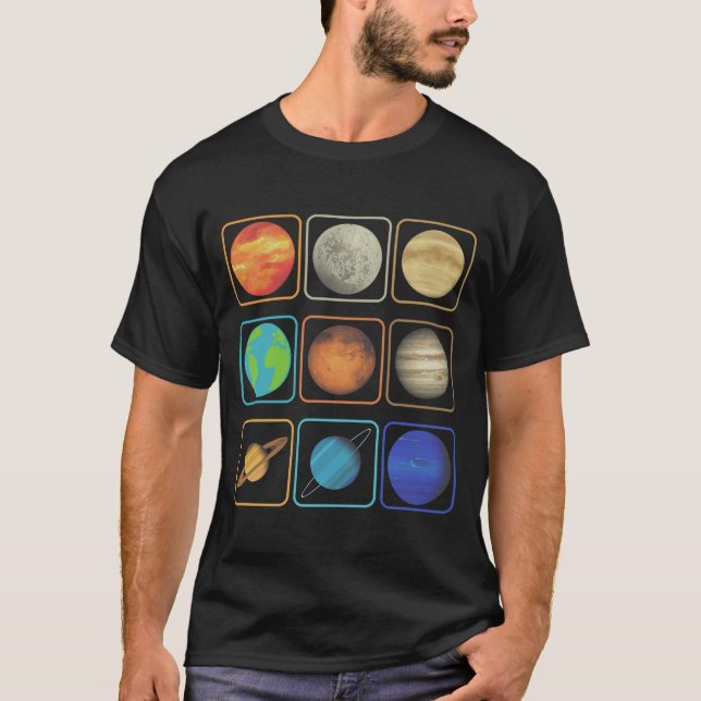 SolsystemPlanets T-Shirt (Framsida)
