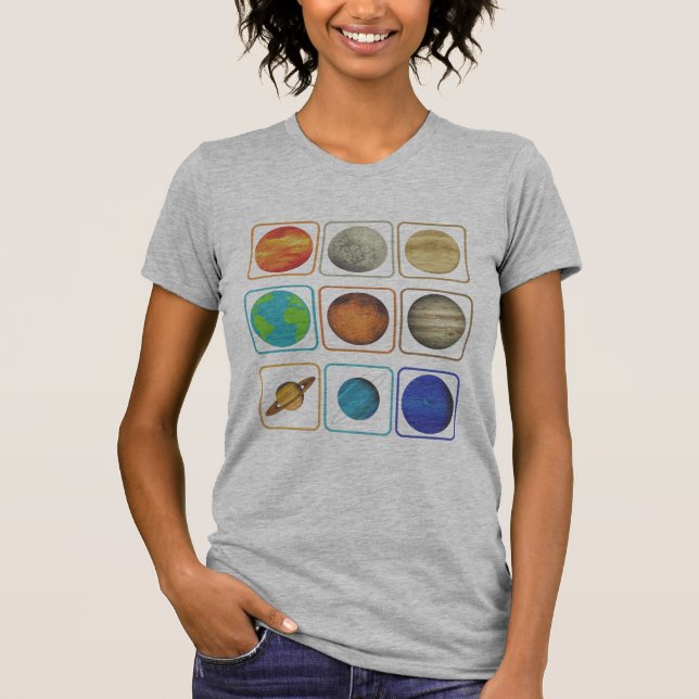 SolsystemPlanets T-Shirt (Framsida)
