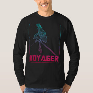 Solsystemstron för Voyager Space Probe Spacecraft T Shirt
