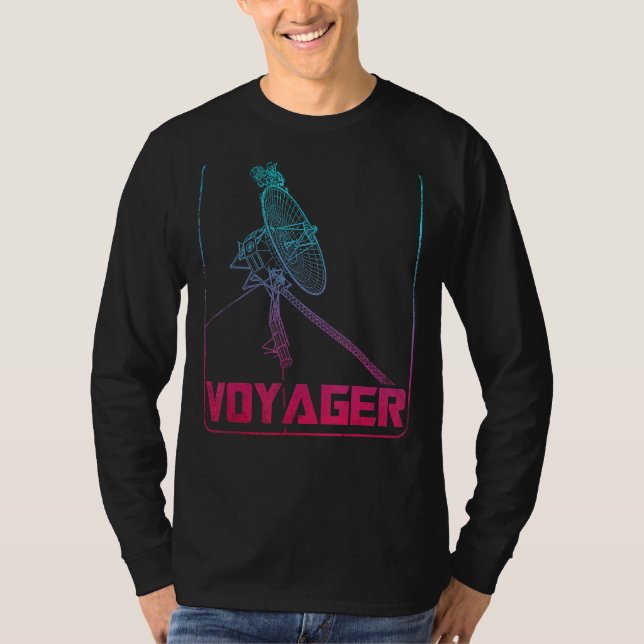 Solsystemstron för Voyager Space Probe Spacecraft  T Shirt (Framsida)