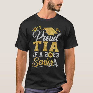 Soltid 2023 Stolt tia Av En 2023 Senior Examen T Shirt