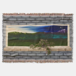 Soluppåtfönster Filt