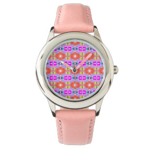 Soluppblomning Kalejdoskop Armbandsur