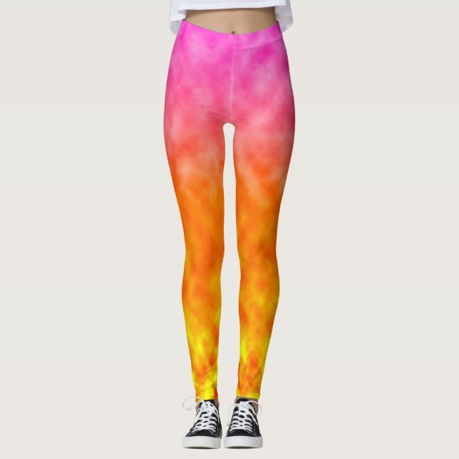 Soluppblomning Leggings (Framsida)