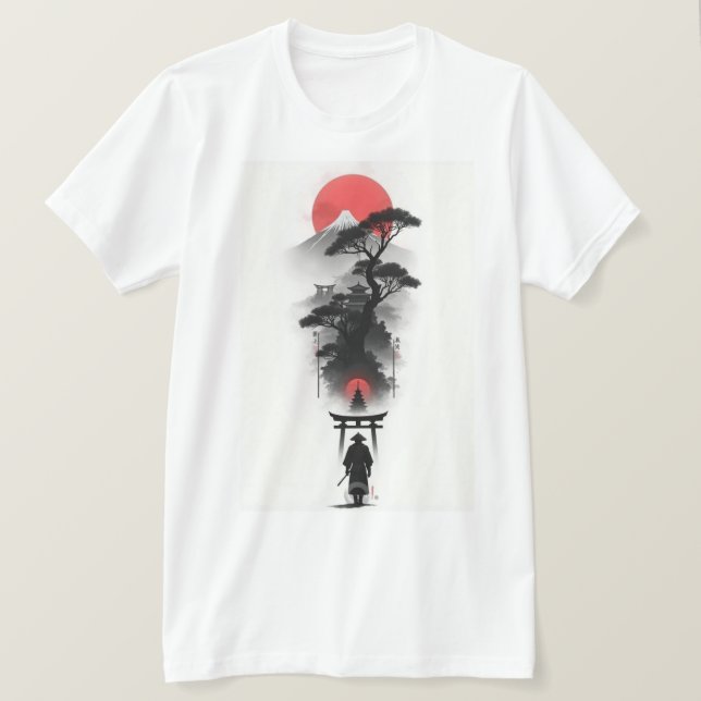 Soluppgång Beach Vibes T-shirt - Retro Sunset Stil (Design framsida)