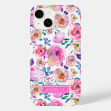 Soluppgång Boho Blommig Monogram