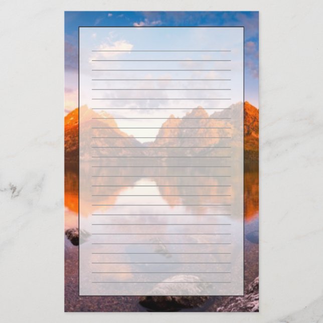 Soluppgång Brevpapper (Framsida)