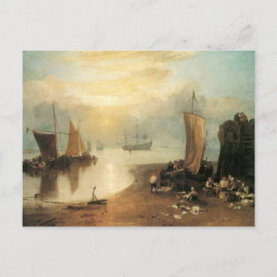 Soluppgång genom ånga av Joseph Turner Vykort