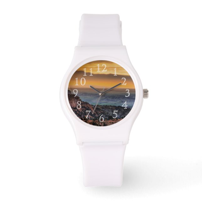 Soluppgång i Bryce Canyon Armbandsur (Framsida)