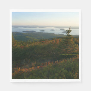 Soluppgång i Cadillac Mountain I Pappersservett