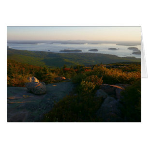 Soluppgång i Cadillac Mountain II Hälsningskort