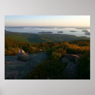 Soluppgång i Cadillac Mountain II Poster