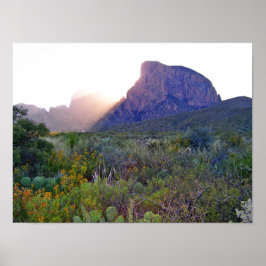 Soluppgång i Chisos, Texas Poster