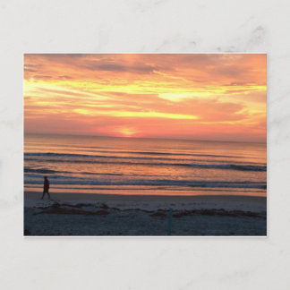 Soluppgång i Daytona Beach, FL Vykort