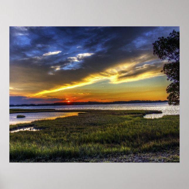 Soluppgång i Delaware Poster (Framsidan)