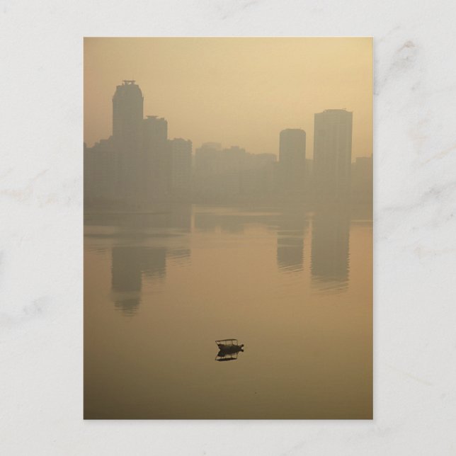 Soluppgång i Dubai Vykort (Framsida)