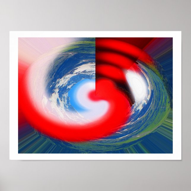 Soluppgång i en främmande värld poster (Framsidan)