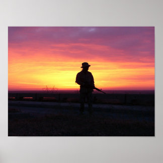 Soluppgång i Euphrates Poster