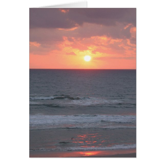 Soluppgång i Florida Hälsningskort (Framsidan)