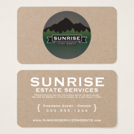 soluppgång i gods visitkort