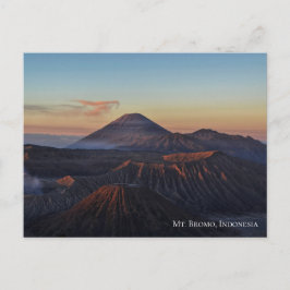 Soluppgång i gryningen vid Mount Bromo Indonesien Vykort
