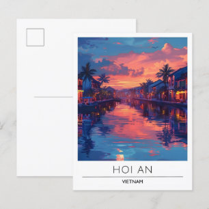 Soluppgång i Hoi An Vietnam Travel Vykort