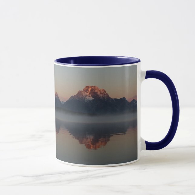 Soluppgång i Jackson Dam Grand Teton nationalpark Mugg (Höger)