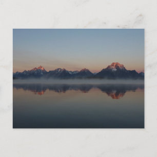 Soluppgång i Jackson Dam Grand Teton nationalpark Vykort
