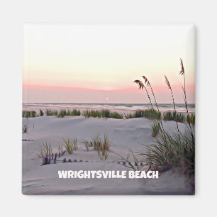 Soluppgång i Juli, Wrightsville strand Magnet