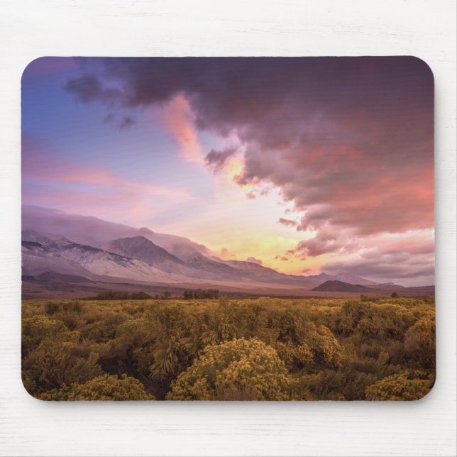 Soluppgång i Owens Valley Musmatta (Framsidan)