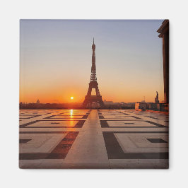 Soluppgång i Paris Magnet