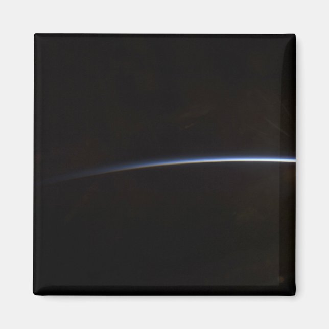 Soluppgång i rymden magnet (Framsidan)