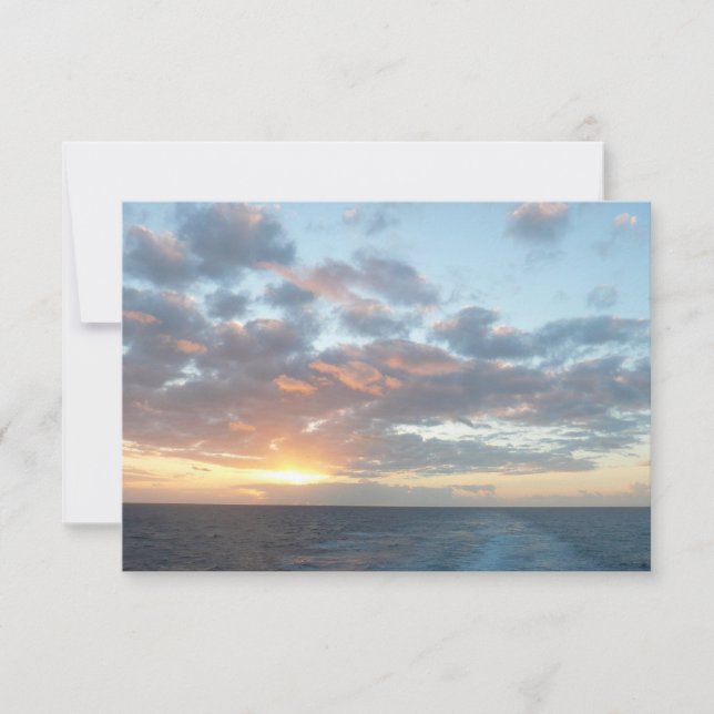 Soluppgång i Sea I Pastel-Sjölandskapet (Framsida)