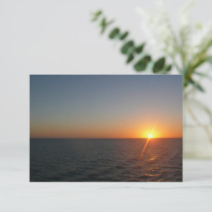 Soluppgång i Sea III Ocean Horizon-Sjölandskapet