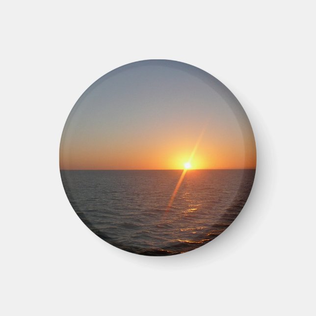 Soluppgång i Sea III Ocean Horizon-Sjölandskapet Magnet (Framsidan)