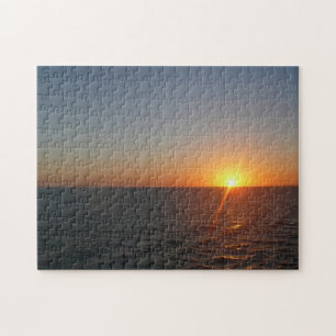 Soluppgång i Sea III Ocean Horizon-Sjölandskapet Pussel
