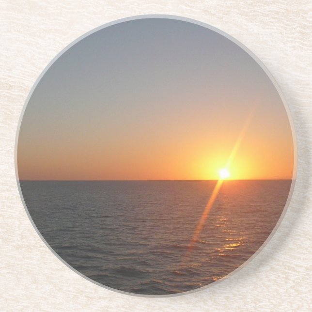 Soluppgång i Sea III Ocean Horizon-Sjölandskapet Underlägg (Framsidan)