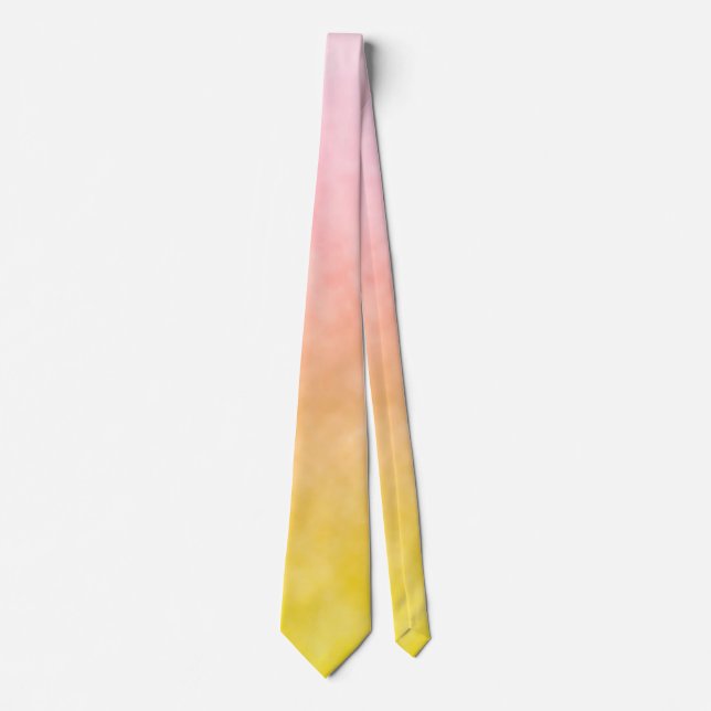 Soluppgång i sockervaddshimlar slips (Framsida)