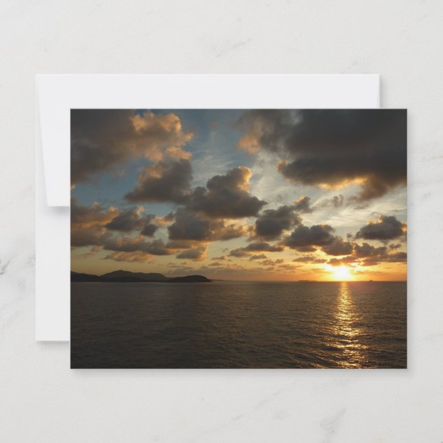 Soluppgång i St Thomas I Amerikanska Jungfruöarna (Framsida)